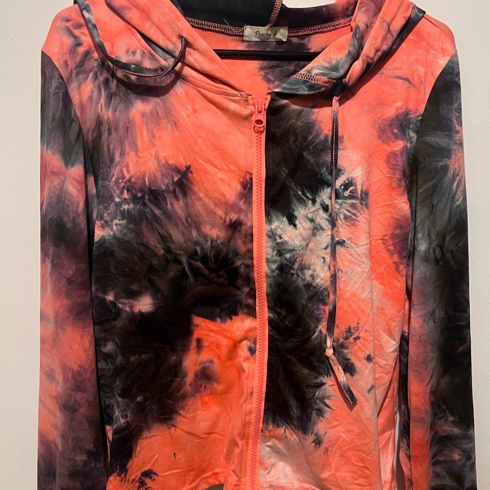 Pinky Tie-Dye Hoodie